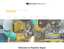 Tablet Screenshot of pipelinedepot.com